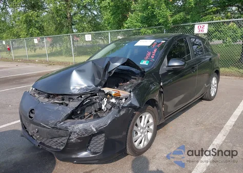 2012 Mazda Mazda3 I Touring из США, поврежденный, VIN JM1BL1L82C1678268